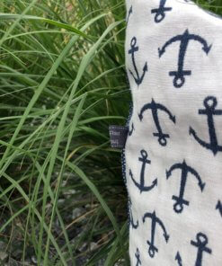 Alternative view of Kissen "Anker" Maritim 49x49cm