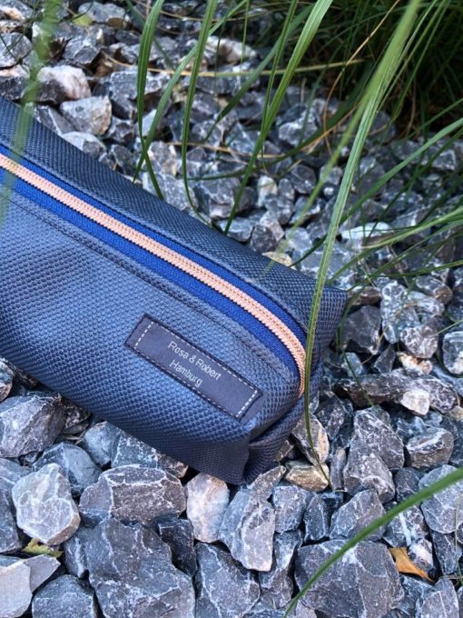 Kulturtasche "Eckig, navy" – Bild 5